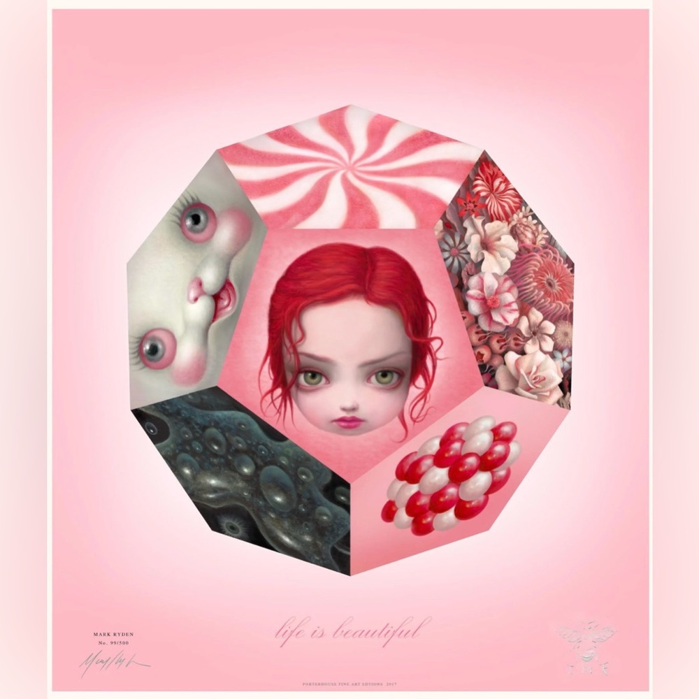 Mark Ryden Art ”Life Is Beautiful"
Special Edition-Signed,Numbered Embossed HTF!